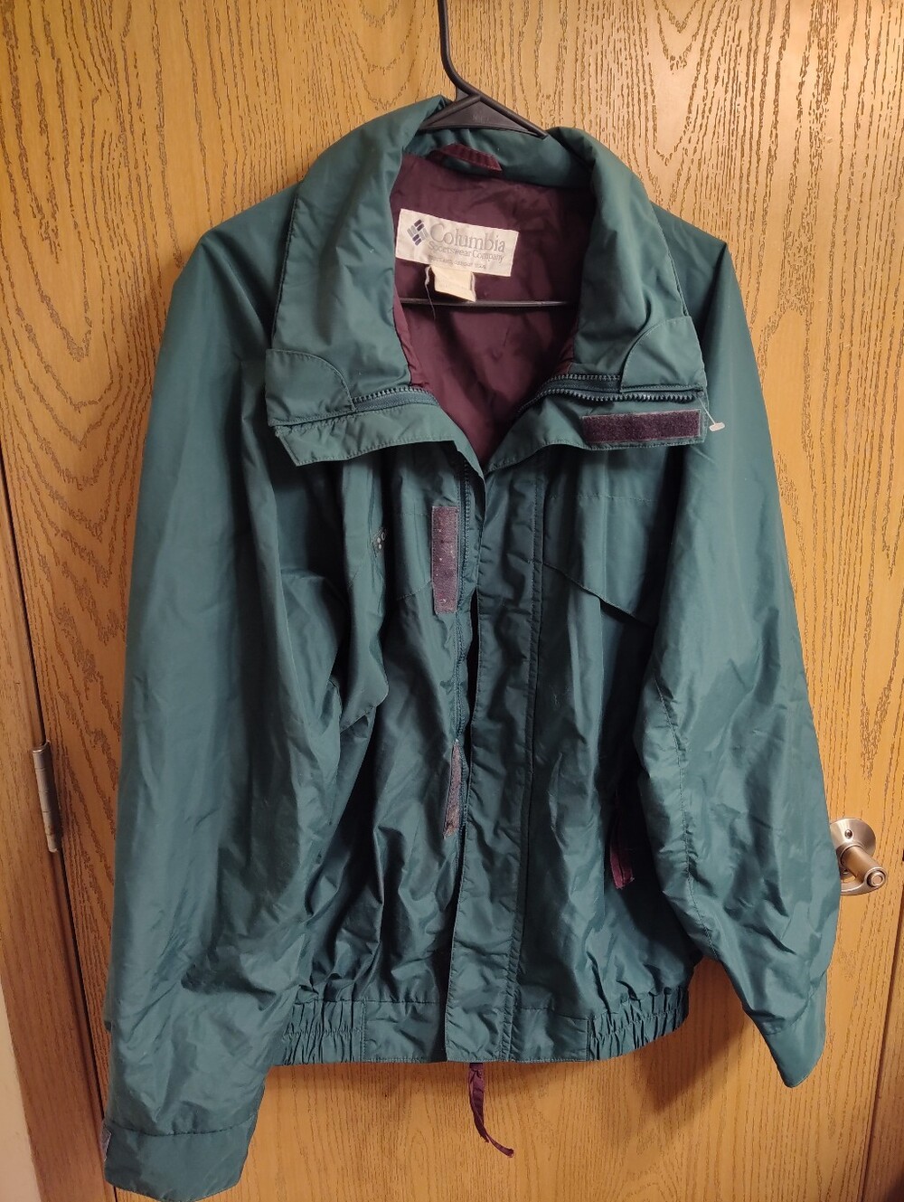 Columbia Teal Green Outdoor Jacket